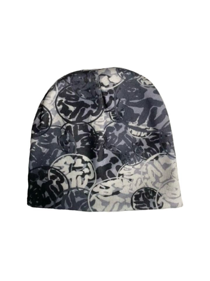 STW Globe Camo Beanie (Snow)