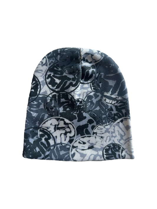 STW Globe Camo Beanie (Snow)