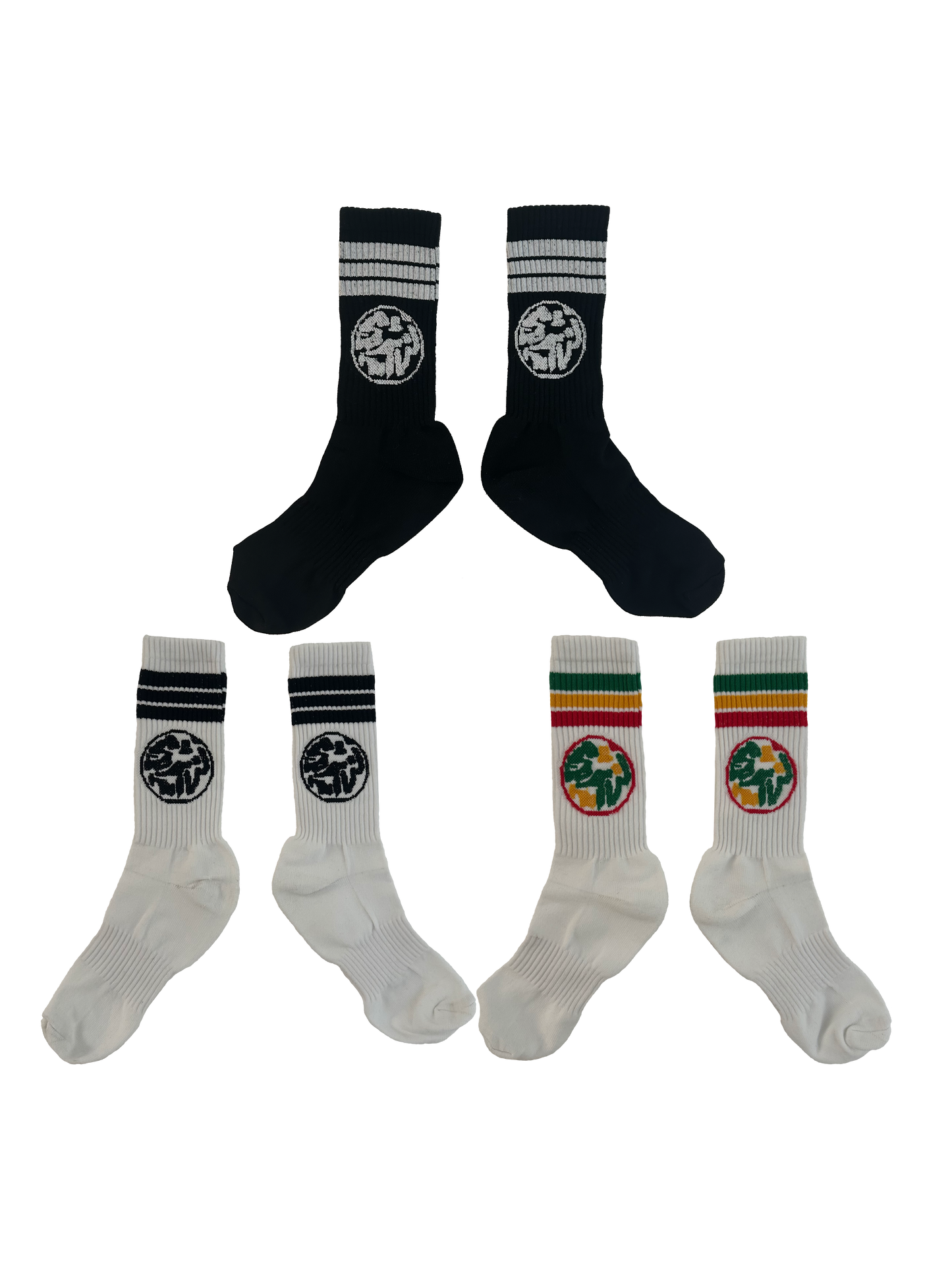 STW Globe Crew Socks