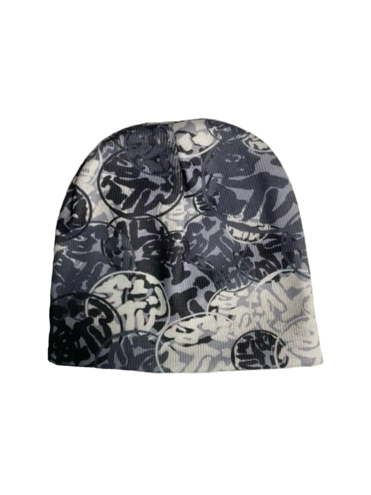STW Globe Camo Beanie (Snow)