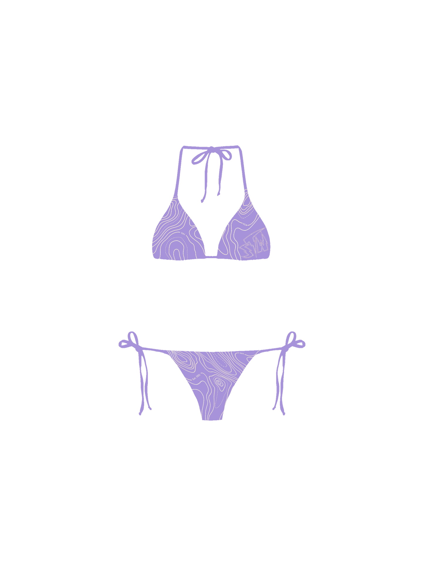 Weatherman Bikini (Lavender)