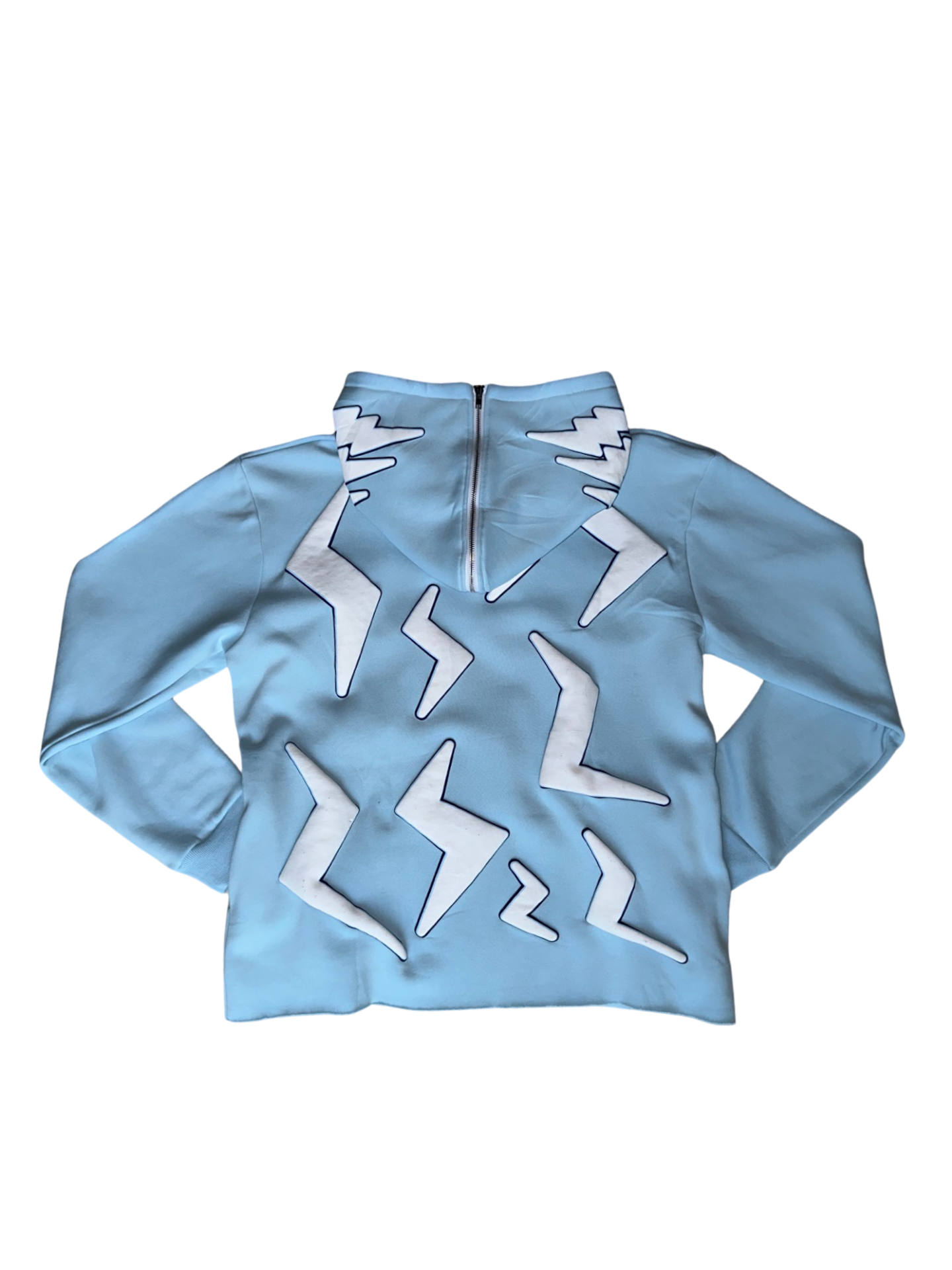 Asymmetrical Hoodie (Sky Blue)