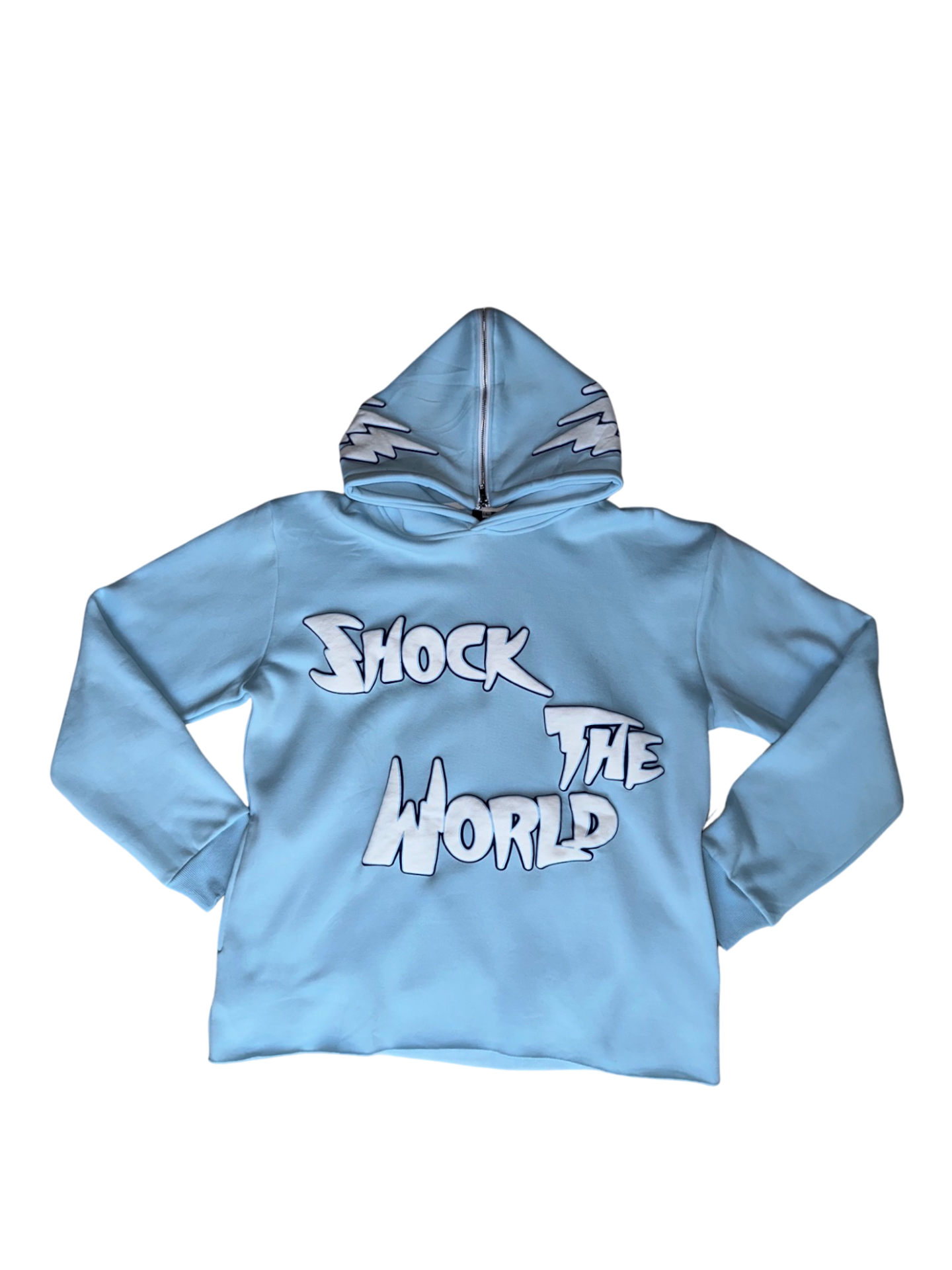 Asymmetrical Hoodie (Sky Blue)